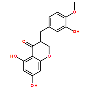 107585-75-1  2，3-二氢-5，7-二羟基-3-[(3-羟基-4-甲氧基苯基)甲基]-4H-1-苯并吡喃-4-酮