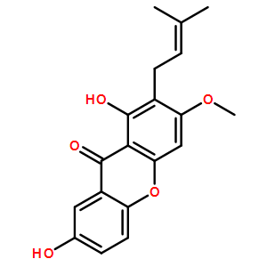 1,7-Dihydroxy-3-methoxy-2-prenylxanthone