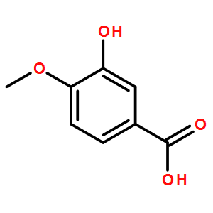 异香兰酸；原儿茶酸-4-甲基醚;原儿茶酸-4-甲醚；3-羟基-4-甲氧基苯甲酸