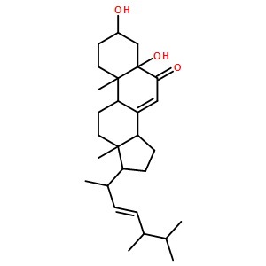 3，5-二羟基麦角甾醇-7，22-二烯-6-酮