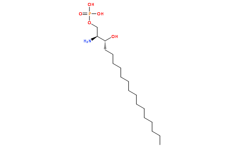 5 英文名称:1,3-octadecanediol,2-amino-, 1-phosphate (6ci) 分子式