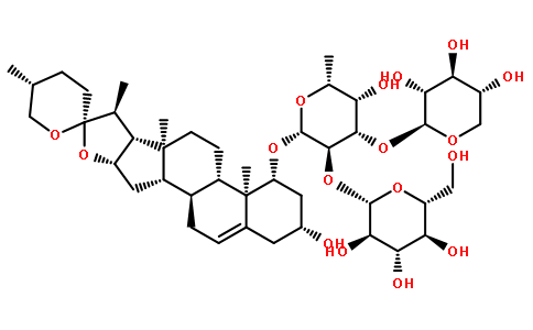 皂苷结构式