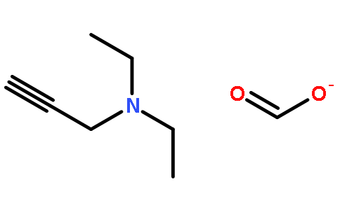 n,n-二乙基丙炔胺甲酸鹽(cas:125678-52-6) 結構式圖片