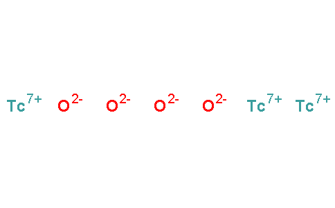 oxygen(-2) anion; technetium( 7) cation