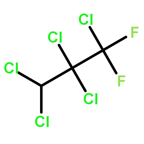 36-8/propane,pentachlorodifluoro- (9ci)中英文名/分子式/结构式