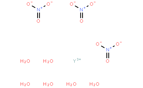 硝酸釔(cas:13494-98-9) 結構式圖片
