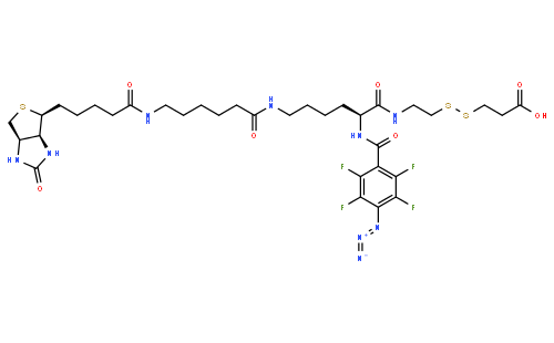 2[n2(4-叠氮基-2,3,5,6-四氟苯甲酰基-n6(6-生物素酰胺基己酰-l