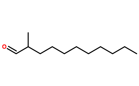 甲基壬基乙醛(cas:110-41-8) 结构式图片