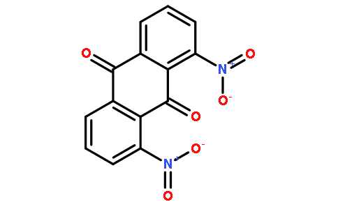 1,8-二硝基蒽醌(cas:129-39-5) 结构式图片