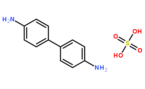 硫酸联苯胺(cas:21136-70-9) 结构式图片