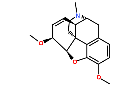 二甲基吗啡(cas:2859-16-7 结构式图片