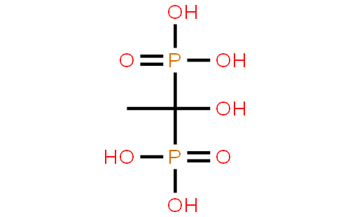 羟基乙叉二膦酸(cas:2809-21-4 结构式图片