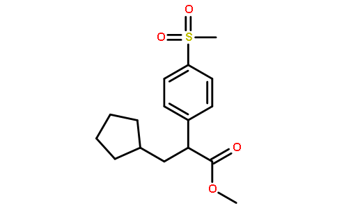 3-環戊基-2-(4-甲基磺酰基苯基)丙酸甲酯