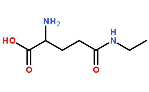 dl-茶氨酸(cas:33271-53-0 结构式图片