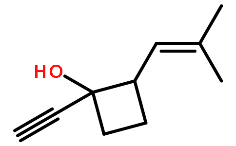 (9ci)-1-乙炔-2-(2-甲基-1-丙烯基)-環丁醇