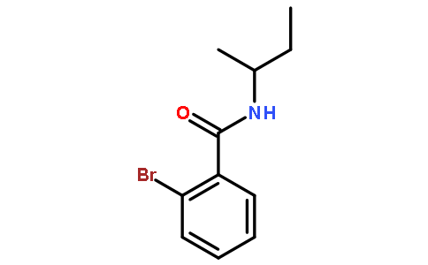 2-溴-n-仲-丁基苯甲酰胺(cas:349092-72-4 结构式图片
