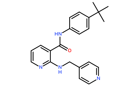 n-(4-叔丁基苯基)-2-((4-吡啶甲基)氨基)-3-吡啶羧酰胺(352227-74-8)