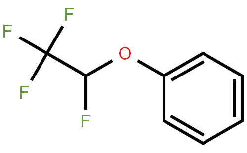 1,1,2,2-四氟乙基苯基醚(cas:350-57-2) 結構式圖片