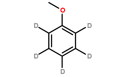 苯甲醚-d5氘代内标(cas:50629-14-6) 结构式图片