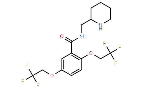 氟卡尼(cas:54143-55-4) 结构式图片