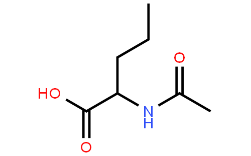 n-乙酰-d-正缬氨酸(cas:57357-56-9 结构式图片