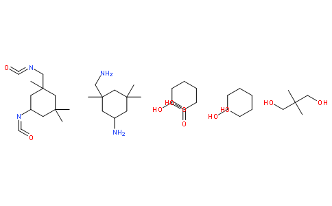 己二酸與 5-氨基-1,3,3-三甲基環己烷甲胺, 2,2-二甲基-1,3-丙烷二醇