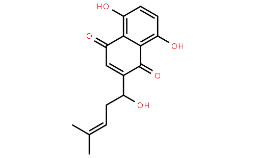 异紫草素结构式图片