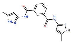 1,​3-​Benzenedicarboxamide​, N1,​N3-​bis(5-​methyl-​1H-​pyrazol-​3-​yl)​-