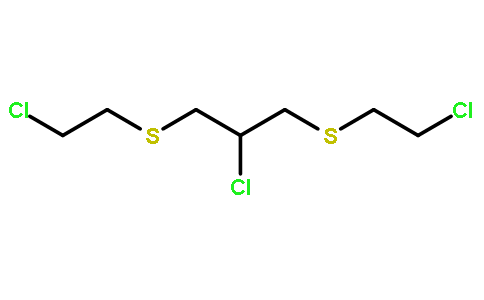 1,3-双(2-氯乙基硫代)-2-氯丙烷