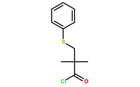 propanoyl chloride, 2,2-dimethyl-3-(phenylthio)