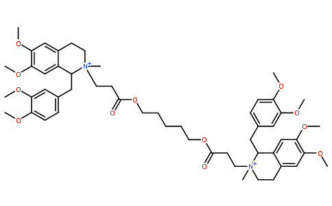 阿曲库铵(cas:64228-79-1 结构式图片