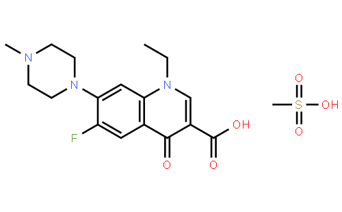 培氟沙星结构式图片