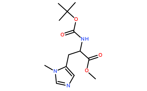 (s)-2-(boc-氨基)-3-(1-甲基-5-咪唑基)丙酸甲酯