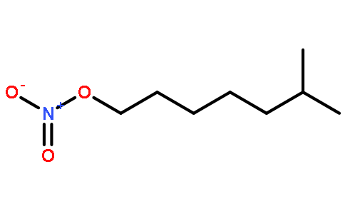 硝酸異辛酯(cas:73513-43-6) 結構式圖片