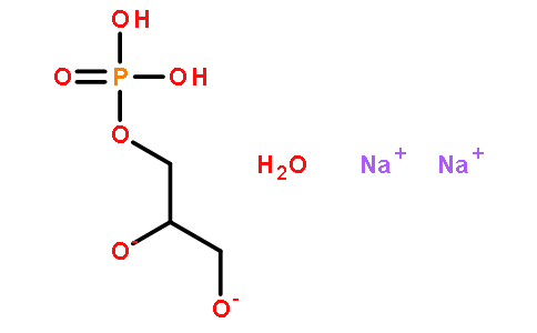 甘油磷酸酯钠(cas:89923-83-1) 结构式图片