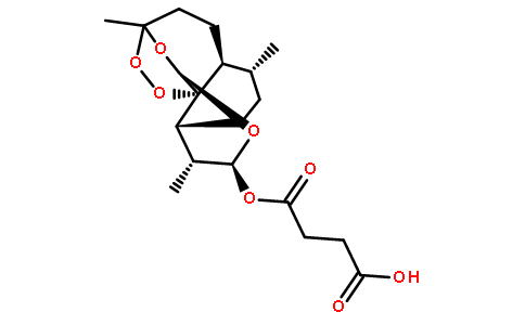 青蒿琥酯结构式